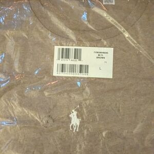 Brown Polo T-Shirt with Logo
